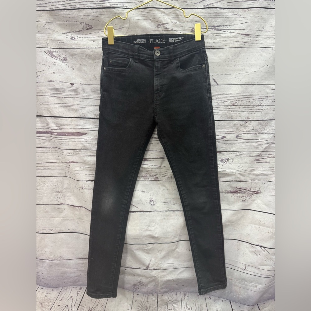 Children's Place Black Super Skinny Jeans Size 12